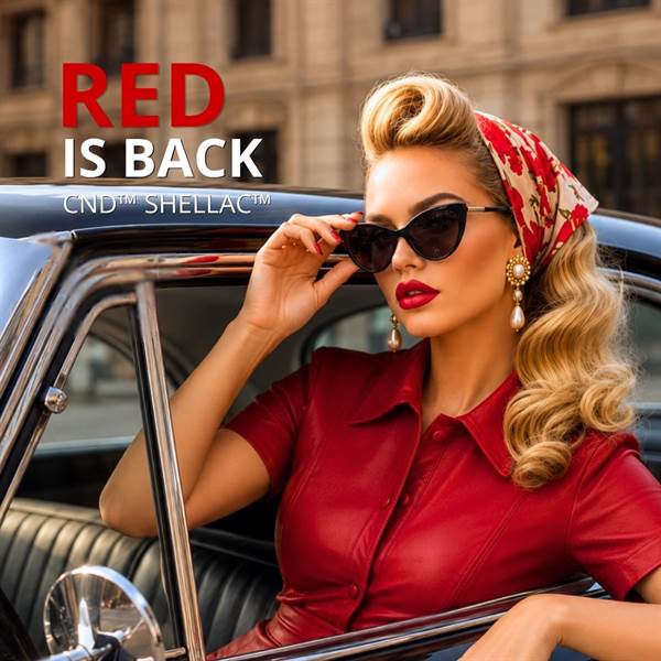RED IS BACK - CND SHELLAC - COLLEZIONE AUTUNNO 2026